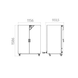 Binder FED 720 Ayarlanabilir Fan Hızlı Etüv 741 Litre