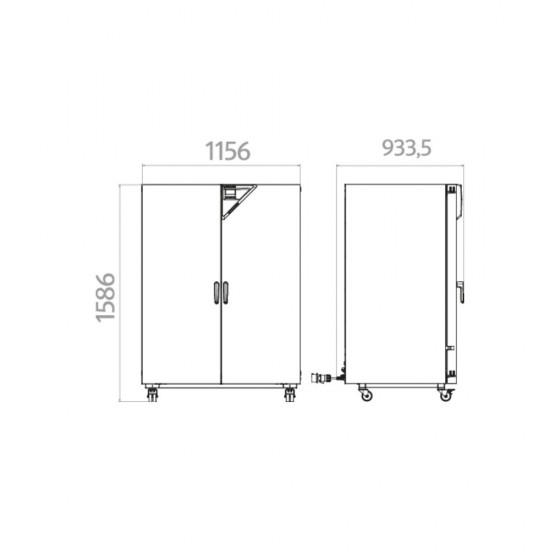 Binder FD 720 Fanlı Etüv 741 Litre Binder FD 720 Fanlı Etüv 741 Litre
