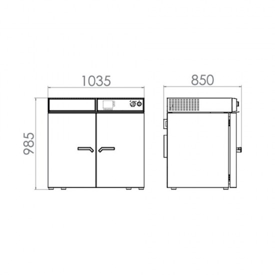 Binder M 240 Ayarlanabilir Fan Hızlı ve Zaman Segmentli Programlamalı Etüv 240 Litre Binder M 240 Ayarlanabilir Fan Hızlı ve Zaman Segmentli Programlamalı Etüv 240 Litre