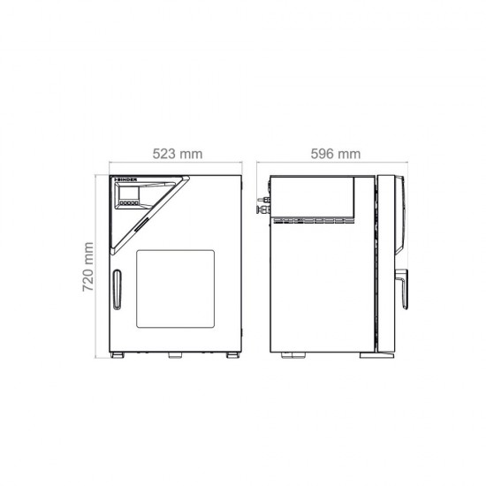Binder VD 23 Vakumlu Etüv 23 litre Binder VD 23 Vakumlu Etüv 23 litre