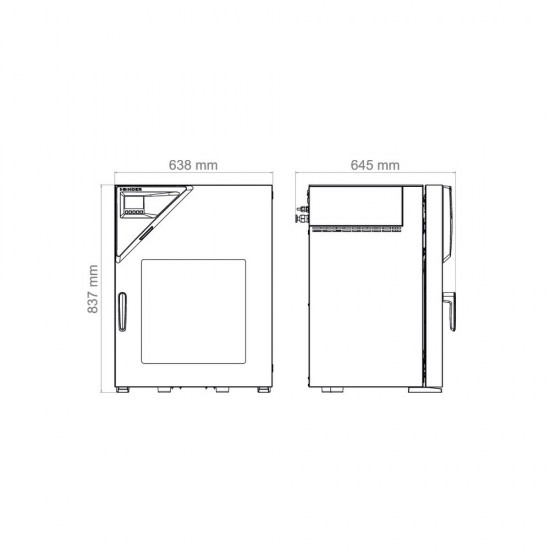 Binder VD 56 Vakumlu Etüv 55 Litre Binder VD 56 Vakumlu Etüv 55 Litre
