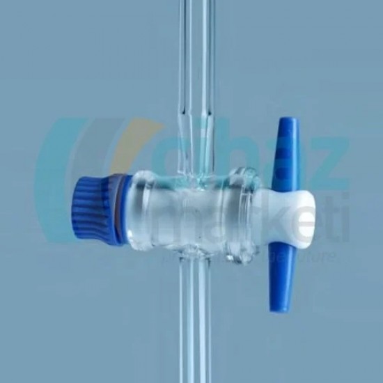 CMTECH Cam Büret - 25 ml 0.10 ml Taksimat Teflon Musluk CMTECH Cam Büret - 25 ml 0.10 ml Taksimat Teflon Musluk