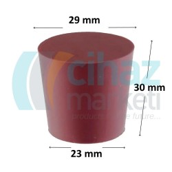CMT-KT232930 Kauçuk Tıpa 23X29X30 mm - Sızdırmaz Kapak - 1 Adet