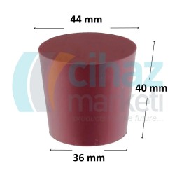 CMT-KT364440 Kauçuk Tıpa 36X44X40 mm - Sızdırmaz Kapak - 1 Adet