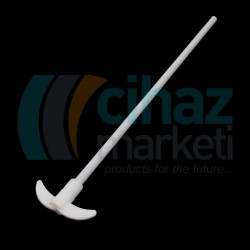 PTFE Teflon Şaft 400mm/85mm 7mm Çap - Mekanik Karıştırıcı Ucu
