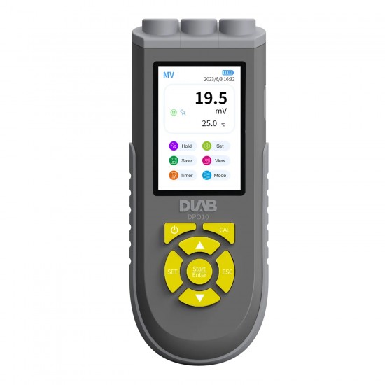 DLAB DPO10 Taşınabilir Multiparametre Ölçer, pH, ORP ve Sıcaklık Ölçer, D201T-H pH Probu, DORP301 ORP Probu ve DTEMP-02H Sıcaklık Probu ile DLAB DPO10 Taşınabilir Multiparametre Ölçer, pH, ORP ve Sıcaklık Ölçer, D201T-H pH Probu, DORP301 ORP Probu ve DTEMP-02H Sıcaklık Probu ile