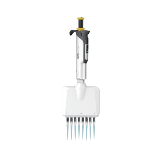DLAB HiPette 8 Kanallı Otoklavlanabilir Ayarlanabilir Renkli Manuel Pipet 30-300μl DLAB HiPette 8 Kanallı Otoklavlanabilir Ayarlanabilir Renkli Manuel Pipet 30-300μl