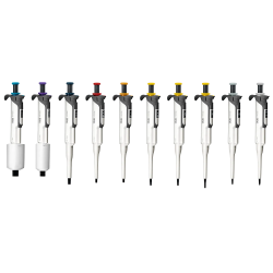 DLAB HiPette Renkli, Tek Kanallı ‘Ayarlanabilir Hacimli’ Tam Otoklavlanabilir Mekanik Pipet 0.1-2.5µl
