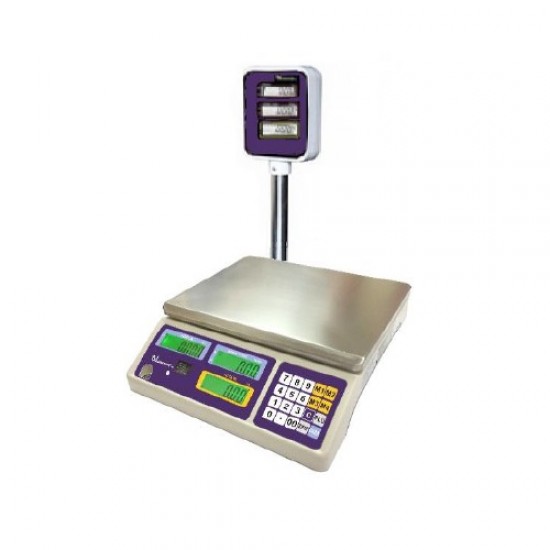 Dikomsan NPL-15 Onaylı Fiyat Hesaplamalı Boyunlu Terazi 6 kg / 2 g ~ 15 kg / 5 g