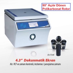 Elektromag M815 A2 (Açılır Başlık) Cgf ve Prp / Prf Uygulama Santrifüjü 4500 rpm / 8 X 15 mL