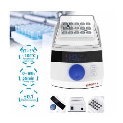 FOUR E’s TC0401005 Dijital Blok Isıtıcı Oda Sıcaklığı +5 - 100°C 99 saat 59 dk Zaman Ayarlı