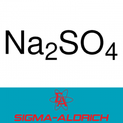 Sigma-Aldrich 13464-2.5KG-R SODIUM SULFATE PURISS., MEETS ANALYTICAL SPECIFICATION OF PH. EUR., BP, USP, ANHYDROUS, 99.0-100.5% (CALC. TO THE DRIED SUBSTANCE)