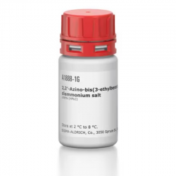 Sigma-Aldrich A1888-1G 2,2'-AZINO-BIS(3-ETHYLBENZOTHIAZOLINE -6-SULFONIC ACID) DIAMMONIUM SALT, ≥98% (HPLC), CHROMOGENIC, POWDER