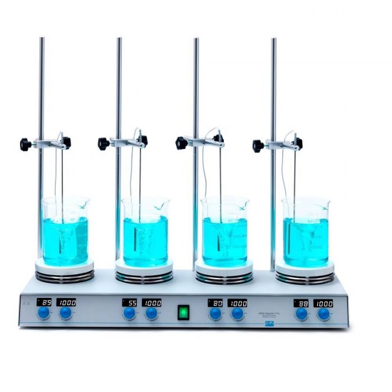 VELP AM4 Dijital PRO Çoklu Isıtıcılı Manyetik Karıştırıcı VELP AM4 Dijital PRO Çoklu Isıtıcılı Manyetik Karıştırıcı