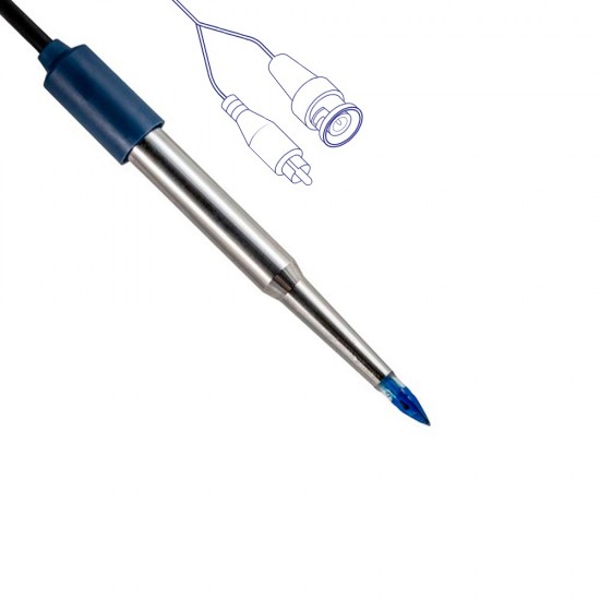 XS Instruments pH 7 Vio Taşınabilir pH Metre + Et ve Peynir Uygulamaları İçin XS 2 Pore Steel T pH Elektrotu XS Instruments pH 7 Vio Taşınabilir pH Metre + Et ve Peynir Uygulamaları İçin XS 2 Pore Steel T pH Elektrotu