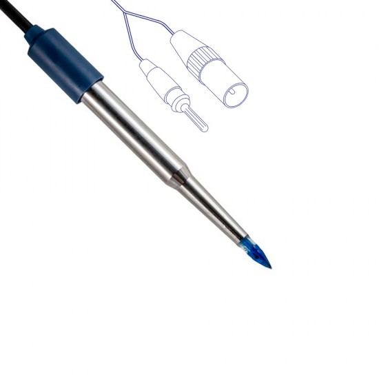 XS Instruments 2 Pore Steel T DIN pH Elektrotu Et ve Peynir Uygulamaları İçin 0…14 pH / 0…80 °C XS Instruments 2 Pore Steel T DIN pH Elektrotu Et ve Peynir Uygulamaları İçin 0…14 pH / 0…80 °C